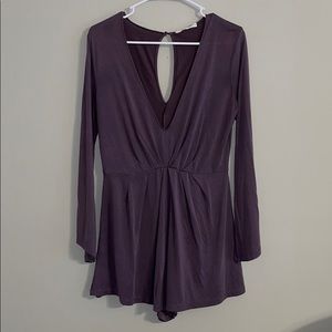 Purple lush romper